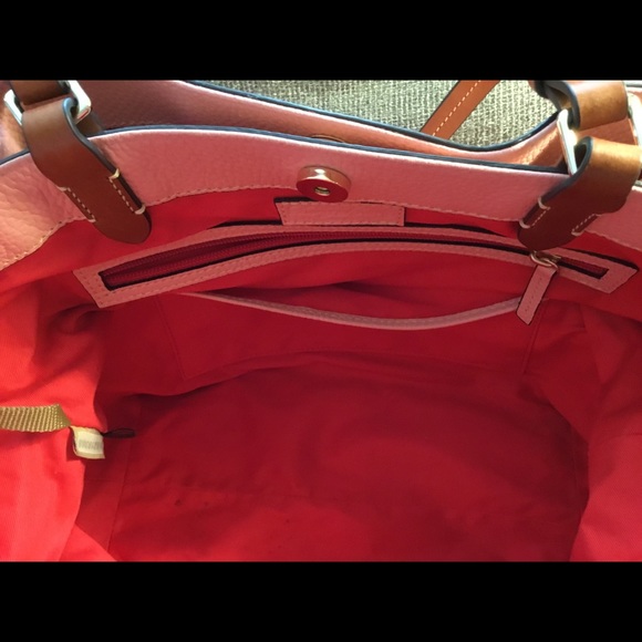 Rare! pale pink Dooney & Bourke Flynn bag in pebbled leather! No longer made! - Picture 9 of 11